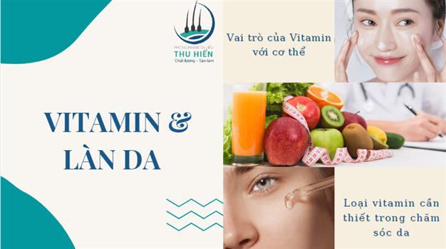 NHỮNG VITAMIN NÀO CÓ LỢI CHO LÀN DA BẠN???