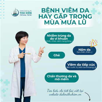 Mùa bão lũ: Bảo vệ làn da khỏi những căn bệnh thường gặp 
