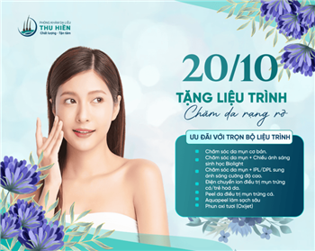  20/10. TẶNG CHỊ EM LIỆU TRÌNH CHĂM DA RẠNG RỠ!
