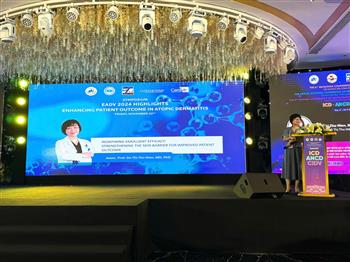 PGS. TS THU HIỀN CŨNG NHỮNG ĐÓNG GÓP TẠI HỘI NGHỊ DA LIỄU TOÀN QUỐC 2024 