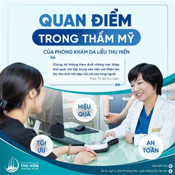 ✍️ TRIẾT LÝ TRONG THẨM MỸ CỦA PHÒNG KHÁM DA LIỄU THU HIỀN