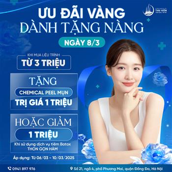 ƯU ĐÃI VÀNG - DÀNH TẶNG NÀNG NGÀY 8/3